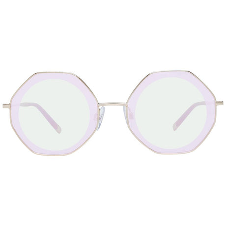 Ana Hickmann Gold Metal Sunglasses