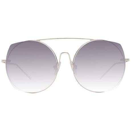 Ana Hickmann Gold Metal Sunglasses