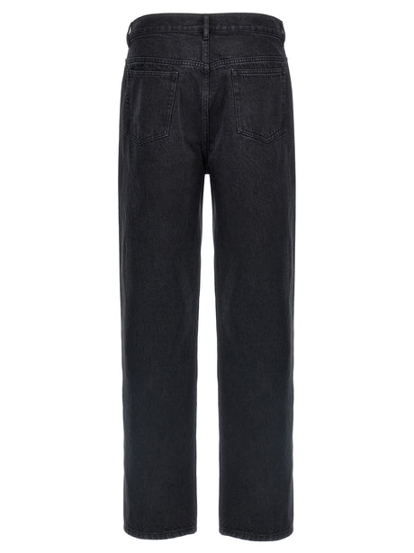 A.P.C. Black Cotton Straight-Leg Jeans