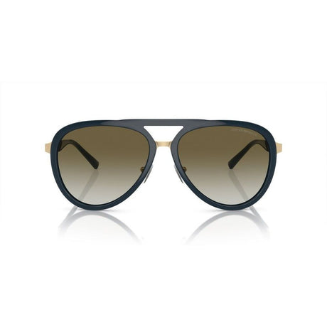 Emporio Armani Blue Metal Sunglasses