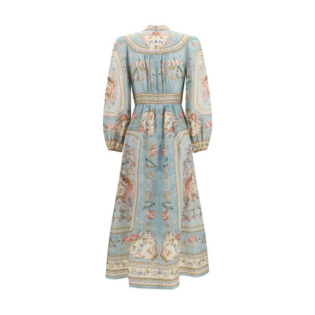 Zimmermann Multicolor Linen Casual Dress