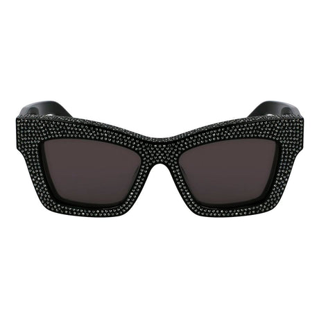 Ferragamo Black Acetate Sunglasses