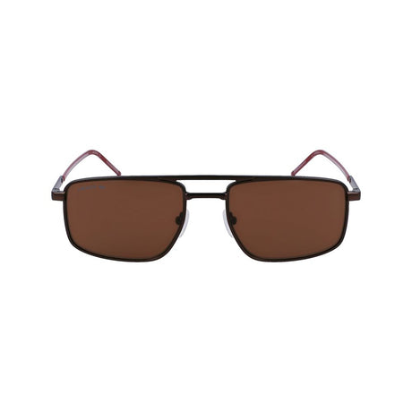 Lacoste Brown Metal Sunglasses