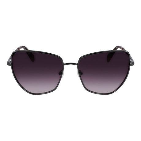 Liu Jo Gray Metal Sunglasses