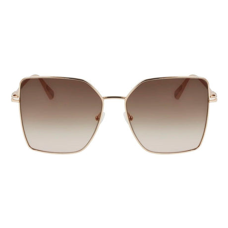 Longchamp Gold Metal Sunglasses