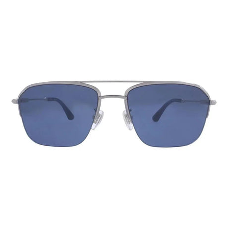 Police Gray Metal Sunglasses