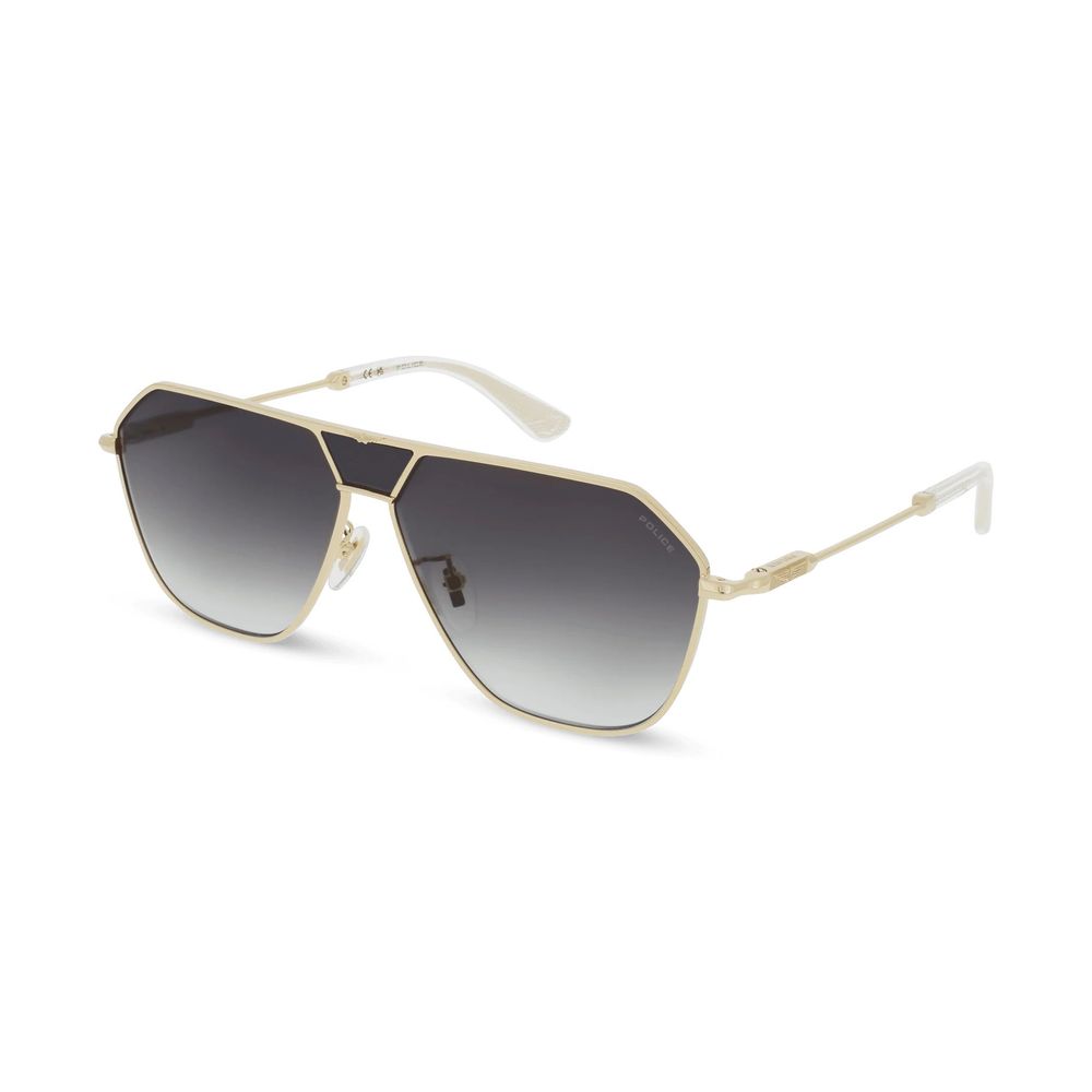 Police Gold Metal Sunglasses