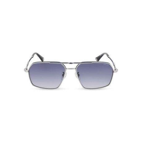 Police Gray Metal Sunglasses