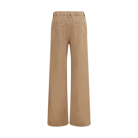 Brunello Cucinelli Beige Cotton Jeans Denim