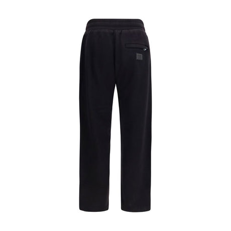 Dolce & Gabbana Black Cotton Joggers (Workout Pants)