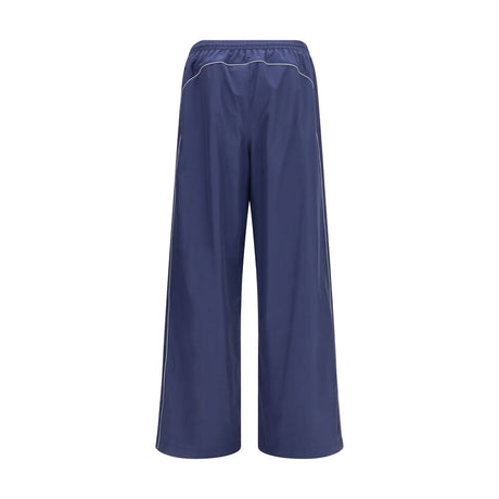Balenciaga Blue Cotton Athletic Pants