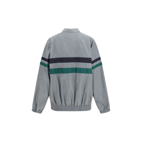 Miu Miu Gray Polyester Shell Jacket