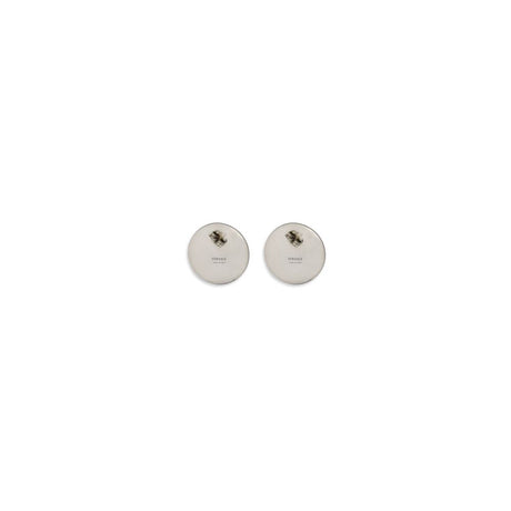 Versace Gray Brass Earrings
