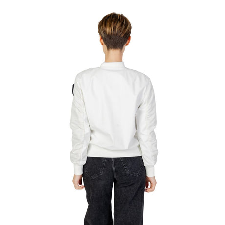 Blauer White Polyamide Bomber