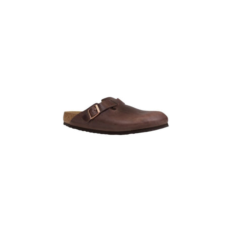 Birkenstock Brown Leather Clogs