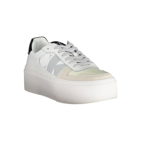 Calvin Klein White Polyester Women's Sneaker
