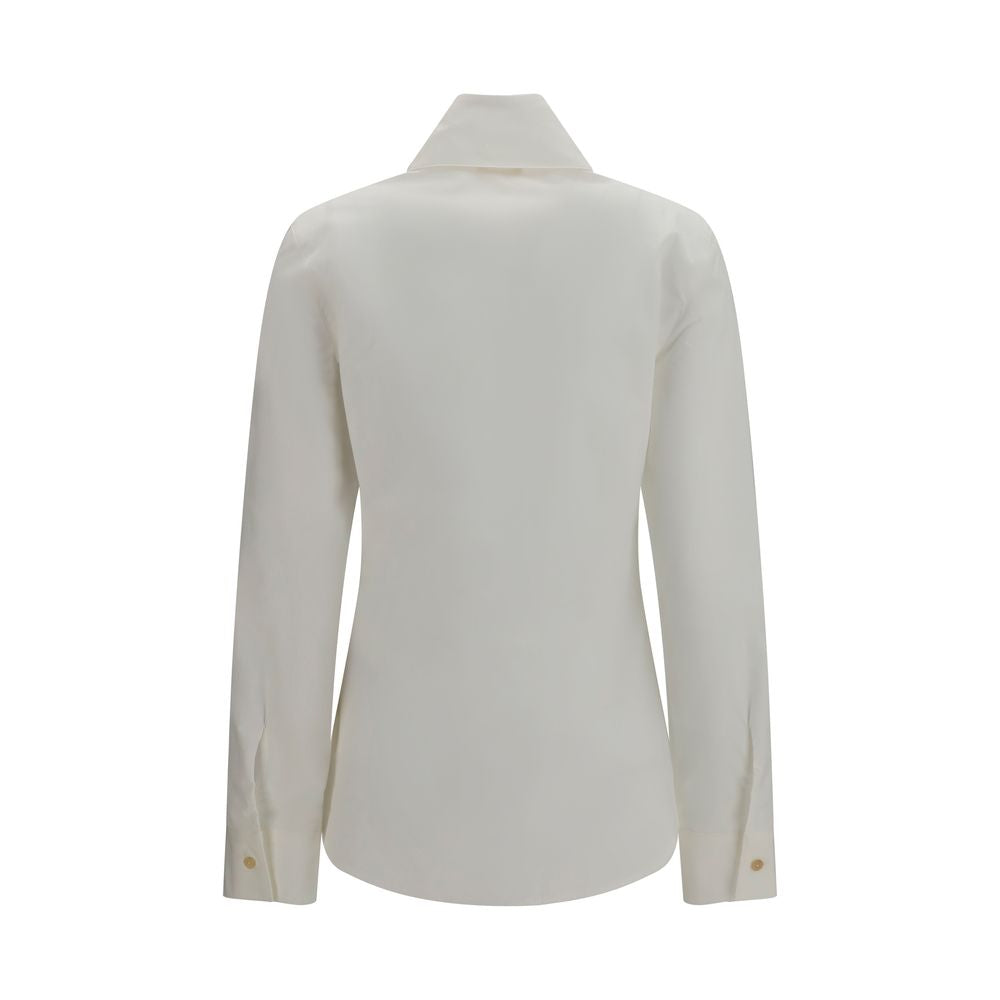 Khaite White Cotton Shirt