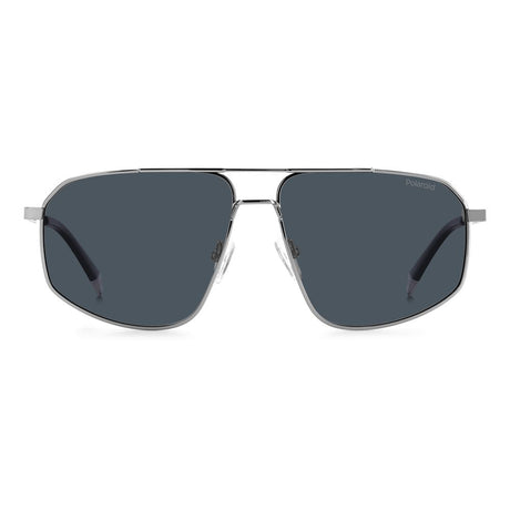 Polaroid Gray Stainless Steel Sunglasses