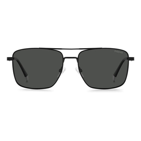 Polaroid Black Metal Sunglasses