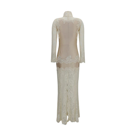 Rabanne Beige Polyamide Long Dress