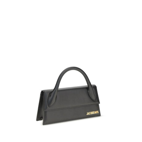 Jacquemus Black Calf Leather Bos Taurus Shoulder Bag