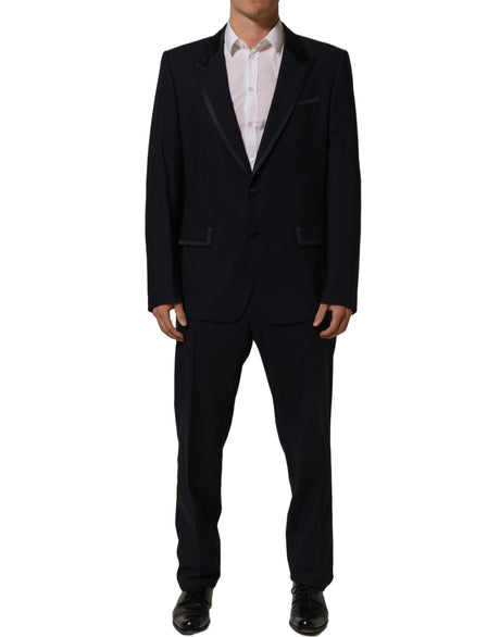 Dolce & Gabbana Dark Blue Single Breasted 2 Piece Men Suit