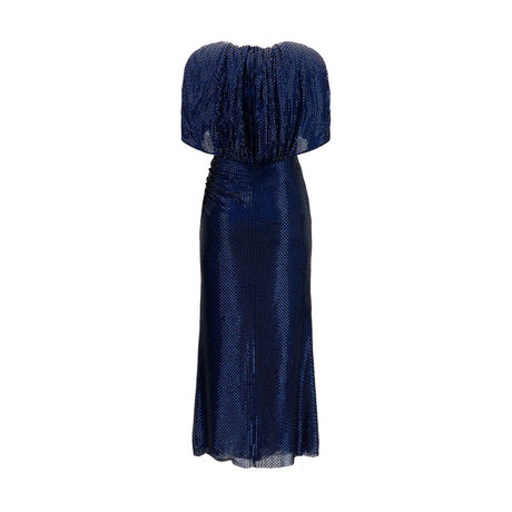 Self-Portrait Blue Polyester Cocktail Dress