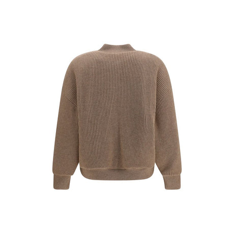 Brunello Cucinelli Beige Cashmere Bomber