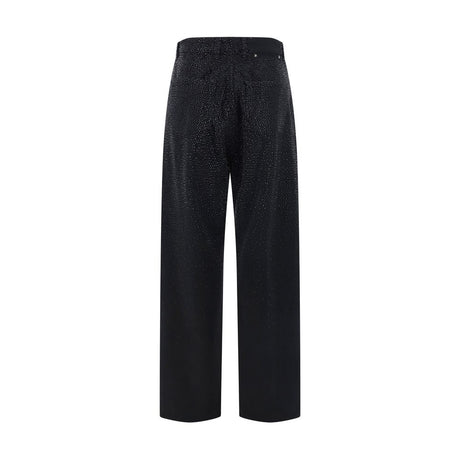 Golden Goose Black Cotton Casual Pants