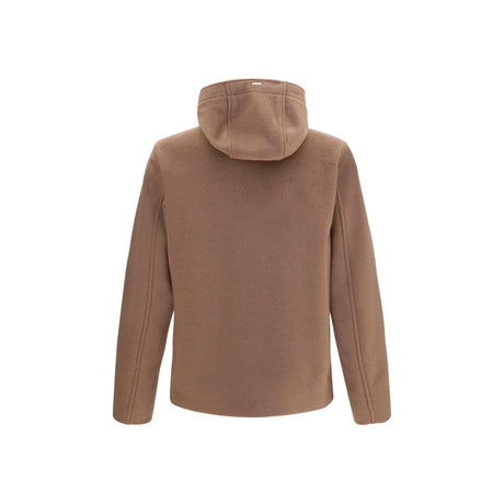 Herno Brown Polyester Full-Length Jacket