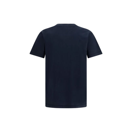 Stone Island Blue Cotton T-Shirt