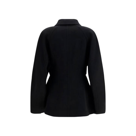 Rohe Black Wool Oves Aries Full-Length Jacket