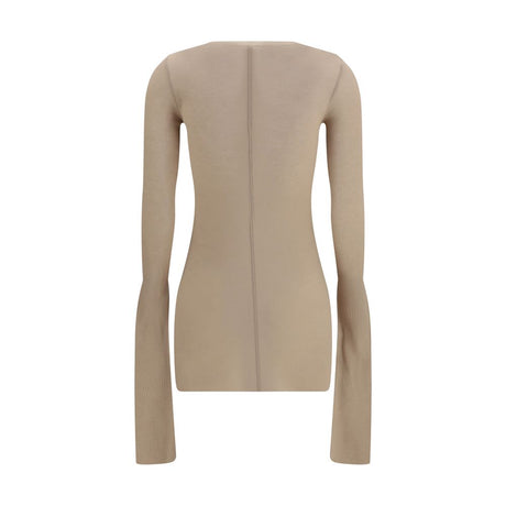 Rick Owens Beige Viscose Shirt