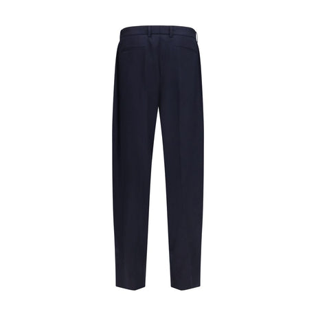 Dolce & Gabbana Blue Wool Oves Aries Dress Pants
