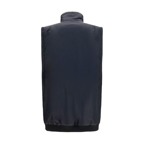 MM6 Black Polyamide Sleeveless Jacket