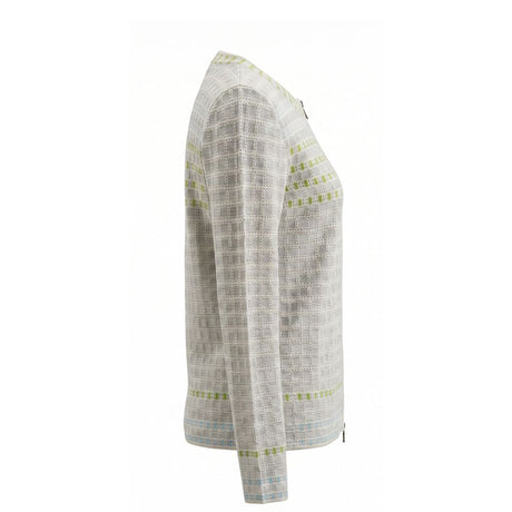 Malo Grey Silk Women Sweater