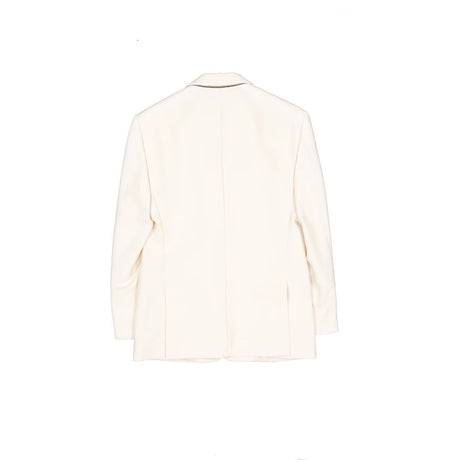 Brunello Cucinelli White Viscose Blazer