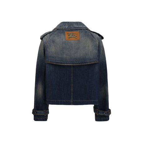 Burberry Blue Cotton Denim Jacket