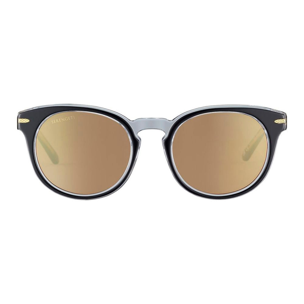 Serengeti Black Resin Sunglasses