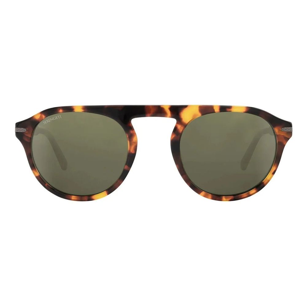 Serengeti Brown Resin Sunglasses
