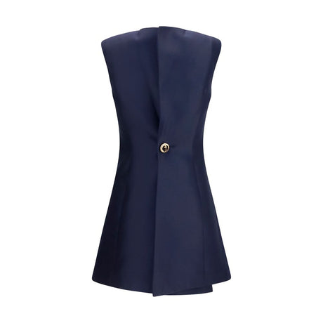 Balenciaga Blue Wool Oves Aries Casual Dress
