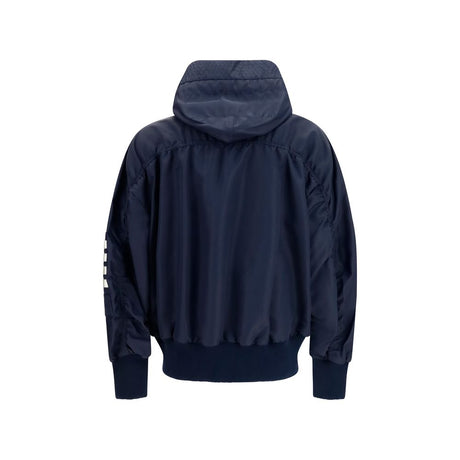 Thom Browne Black Cotton Shell Jacket