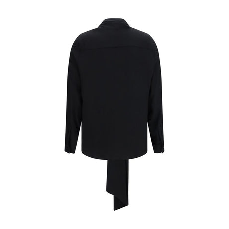 Burberry Black Silk Blouse