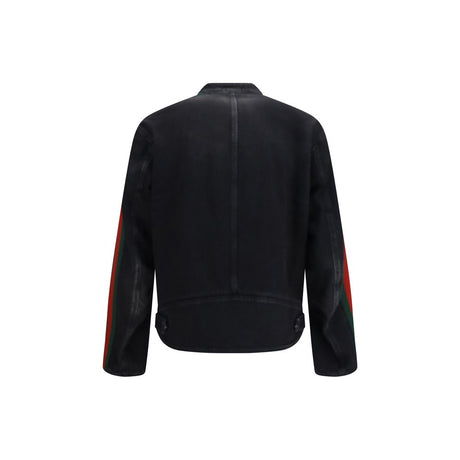 Gucci Black Cotton Biker Jacket