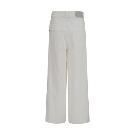 Brunello Cucinelli Beige Cotton Jeans Denim