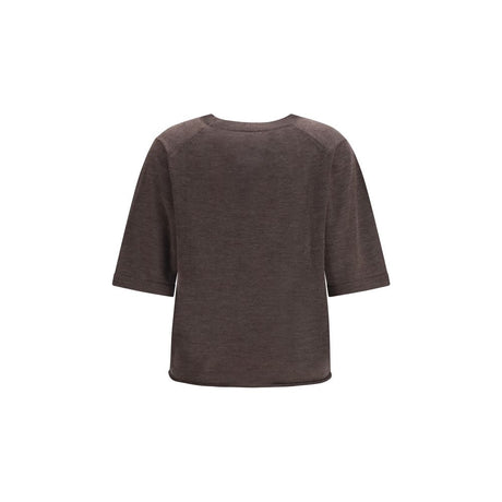 Loulou De Saison Brown Cashmere T-Shirt