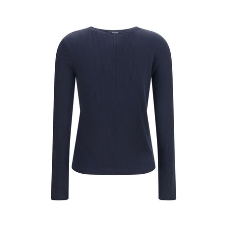 Max Mara Blue Lyocell Sweatshirt