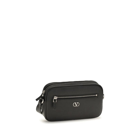 Valentino Garavani Black Calf Leather Bos Taurus Wallet