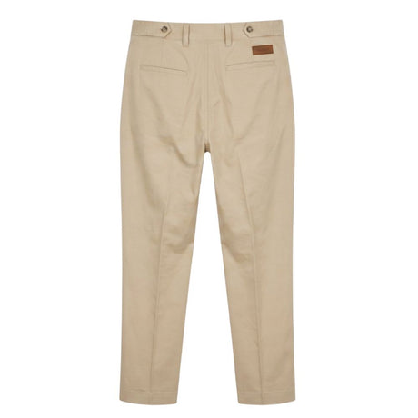 Trussardi Jeans Beige Cotton Mens Pants