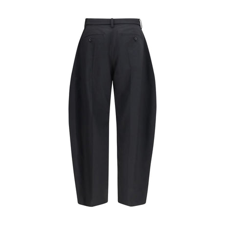 Sacai Black Polyester Casual Pants